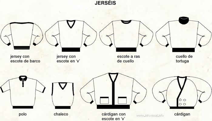 Jerséis (Diccionario visual)