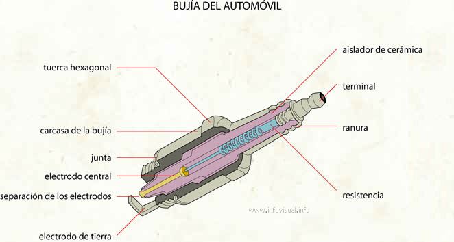 Bujía (Diccionario visual)