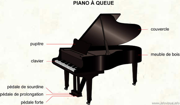 Piano à queue (Dictionnaire Visuel)