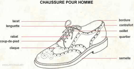 Chaussure homme (Dictionnaire Visuel) - Ressources ProFuturo